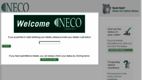 What Necorebates.com website looked like in 2015 (8 years ago)