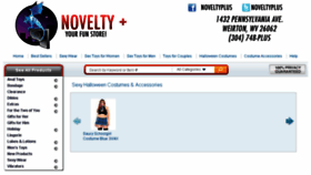 What Noveltyplus.com website looked like in 2015 (8 years ago)