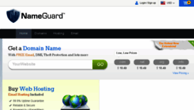 What Nameguard.com website looked like in 2015 (8 years ago)