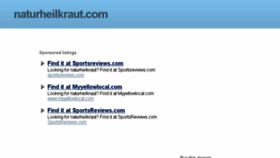 What Naturheilkraut.com website looked like in 2015 (8 years ago)