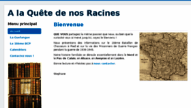 What Nos-racines.fr website looked like in 2015 (8 years ago)