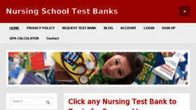 What Nursingtestbank.info website looked like in 2015 (8 years ago)
