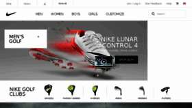 What Nikegolf.com website looked like in 2015 (8 years ago)