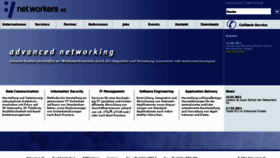 What Networkers.de website looked like in 2015 (8 years ago)