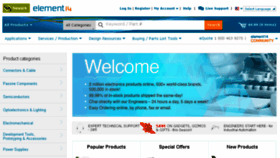 What Newark.com website looked like in 2016 (9 years ago)