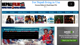 What Nepalifilm.net website looked like in 2016 (8 years ago)