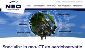 What Neo.nl website looked like in 2016 (8 years ago)
