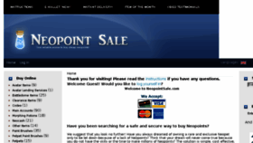 What Neopointsale.com website looked like in 2016 (8 years ago)