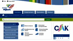 What Nijkerk.eu website looked like in 2016 (8 years ago)