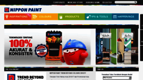 What Nipponpaint-indonesia.com website looked like in 2016 (8 years ago)