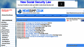 What Newsdump.co.uk website looked like in 2016 (8 years ago)