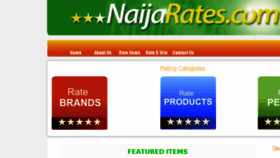 What Naijarates.com website looked like in 2016 (8 years ago)