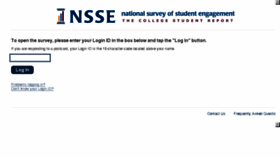 What Nssesurvey.org website looked like in 2016 (8 years ago)