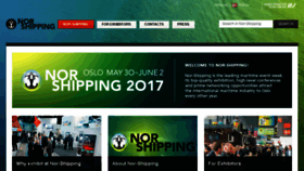 What Nor-shipping.no website looked like in 2016 (8 years ago)