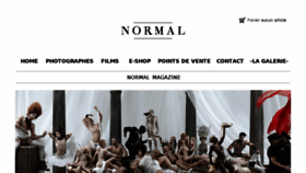 What Normal-magazine.com website looked like in 2016 (9 years ago)