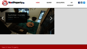 What Nextproperty.my website looked like in 2016 (9 years ago)