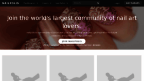 What Nailpolis.com website looked like in 2016 (10 years ago)
