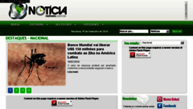 What Noticianahora.com.br website looked like in 2016 (8 years ago)