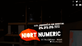 What Niort-numeric.fr website looked like in 2016 (8 years ago)