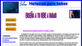 What Natacion-bebes.com website looked like in 2016 (8 years ago)