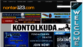 What Nonton123.com website looked like in 2016 (8 years ago)