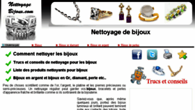 What Nettoyagebijoux.com website looked like in 2016 (8 years ago)