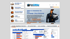 What Netzaehler.de website looked like in 2016 (8 years ago)