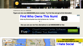 What Number-find.com website looked like in 2016 (8 years ago)