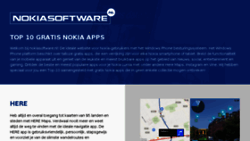 What Nokiasoftware.nl website looked like in 2016 (8 years ago)