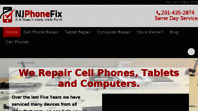 What Njphonefix.com website looked like in 2016 (8 years ago)