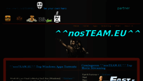 What Nosteam.eu website looked like in 2016 (8 years ago)