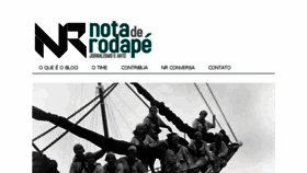 What Notaderodape.com.br website looked like in 2016 (8 years ago)