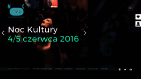 What Nockultury.pl website looked like in 2016 (8 years ago)