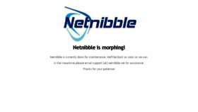 What Netnibble.net website looked like in 2016 (10 years ago)