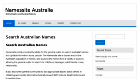 What Namessite.com.au website looked like in 2016 (8 years ago)