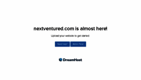 What Nextventured.com website looked like in 2016 (8 years ago)