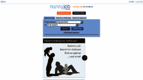What Nannyjob.co.uk website looked like in 2016 (8 years ago)