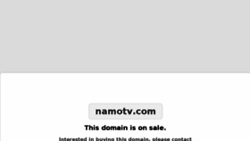 What Namotv.com website looked like in 2016 (8 years ago)