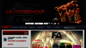 What Nutrishop.it website looked like in 2016 (8 years ago)