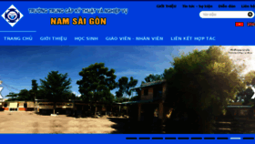 What Namsaigon.edu.vn website looked like in 2016 (8 years ago)