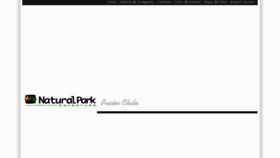 What Naturalpark.cl website looked like in 2016 (8 years ago)