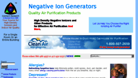 What Negativeiongenerators.com website looked like in 2016 (8 years ago)