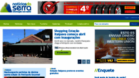 What Noticiasdaserra.com.br website looked like in 2016 (8 years ago)