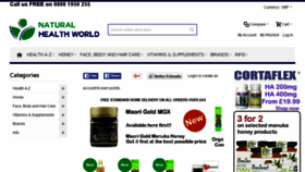 What Naturalhealthworld.co.uk website looked like in 2016 (8 years ago)