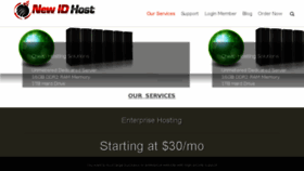 What Newidhost.com website looked like in 2016 (8 years ago)
