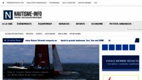 What Nautisme-info.com website looked like in 2016 (8 years ago)