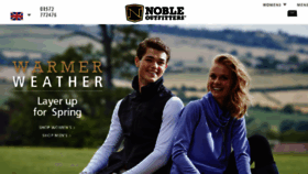 What Nobleoutfitters.co.uk website looked like in 2016 (8 years ago)