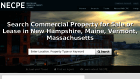 What Newenglandcommercialproperty.com website looked like in 2016 (8 years ago)