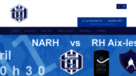 What Narh.fr website looked like in 2016 (8 years ago)