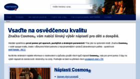 What Naplasticosmos.cz website looked like in 2016 (8 years ago)